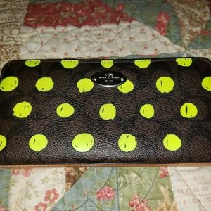 Coach large wallet